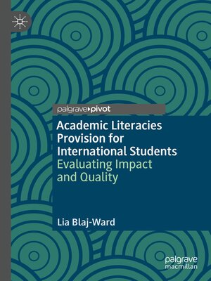 cover image of Academic Literacies Provision for International Students